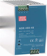 Mean Well NDR Universal Power Supply 48V 10A | NDR-480-48