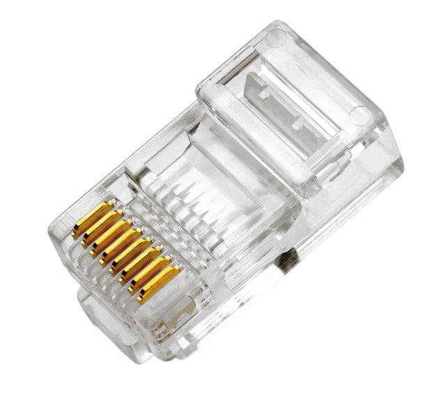 Unshielded RJ45 Modular Plug For Flexible Cables Cat3 - 183008 [50 Pieces]
