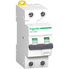 Schneider Electric Acti9 IC60 RCBO 2P 10A 30mA Circuit Breaker - A9D17210