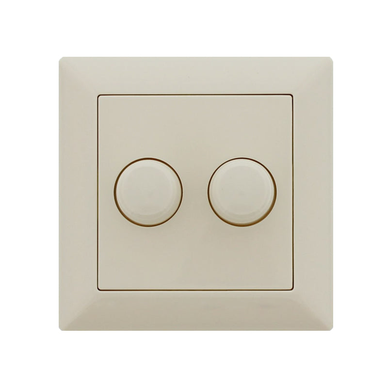 Dual Dimmer Cover Plate For Gira RAL1013 Cream - 891226