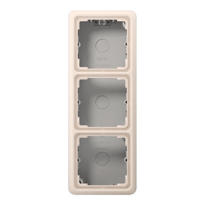 Jung CD500 Surface Mount Box recessed Switchgear - CD583AW