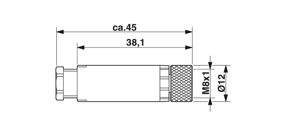 Phoenix Contact SACC-M Ronde (Industrial) Connector - 1506888