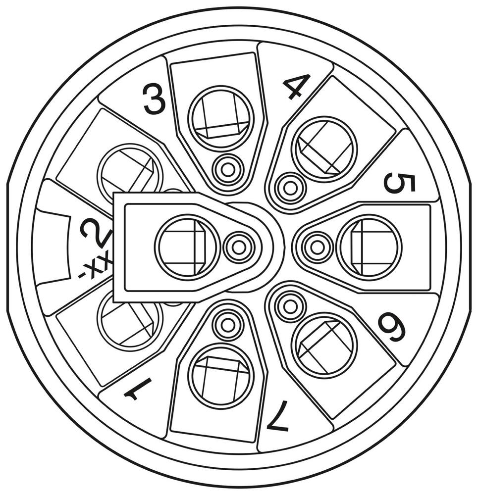Phoenix Contact Round (Industrial) Connector - 1513334
