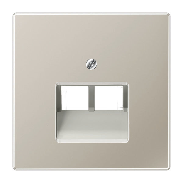 Jung Aluminum/Gold steel/Chrome Inserts Switchgear - ES2969-2UA