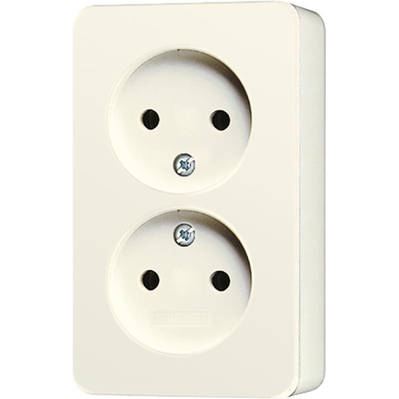 Jung AP600 Wall Outlet Box (WCD Switchgear) - 6010A