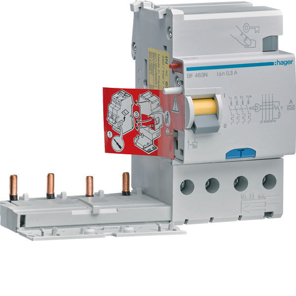 Hager BF Ground fault Block - BF463N