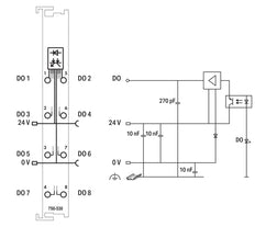 Wago Fieldbus, Decentralized Peripheral - Analog Input And Output Module - 750-530