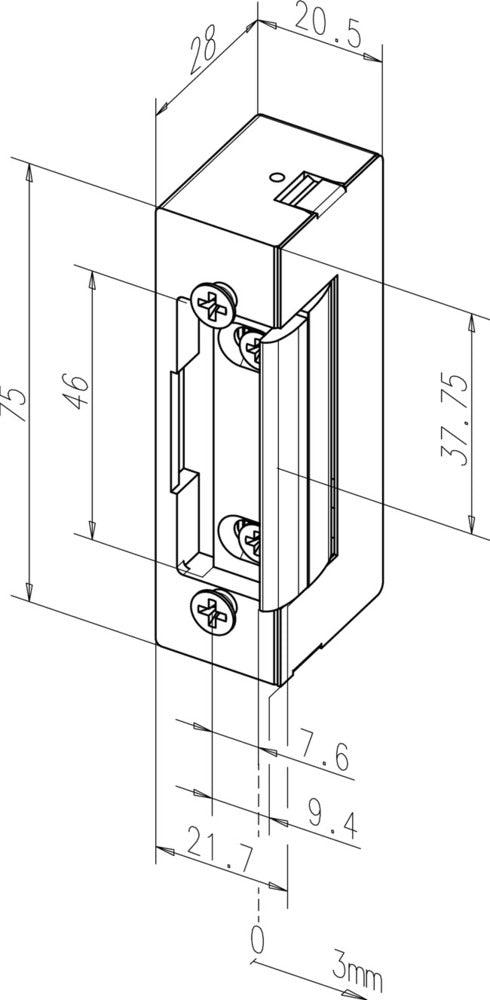 Assa Vema Electric Door Lock - 10002130