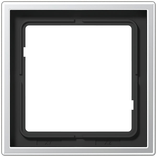 Jung Aluminum/Steel/Chrome Cover Frame Switchgear - AL2981