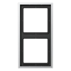 Jung Aluminum/Steel/Chrome Cover Frame Switchgear - AL2982