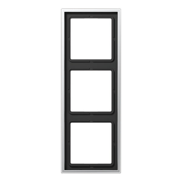 Jung Aluminum/Steel/Chrome Cover Frame Switchgear - AL2983