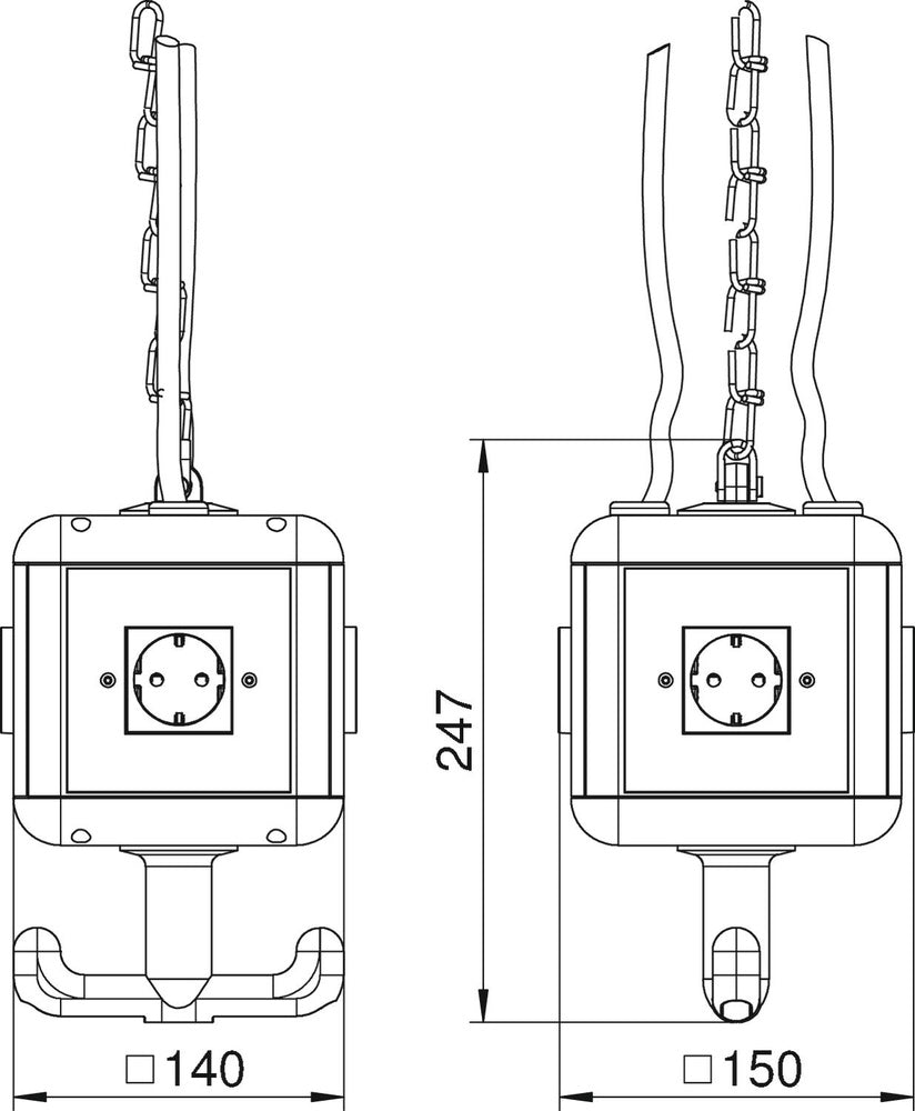 OBO CEE Socket Combination - 6109802