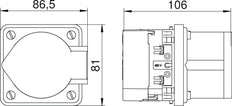 OBO Mounting Box Wall channel - 6288612