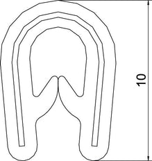 OBO KSB Cable Protection For Installation Duct - 6072909 [10 Meters]