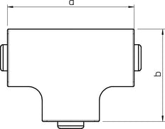 OBO T-piece Pipe Duct - 6158544 [4 Pieces]