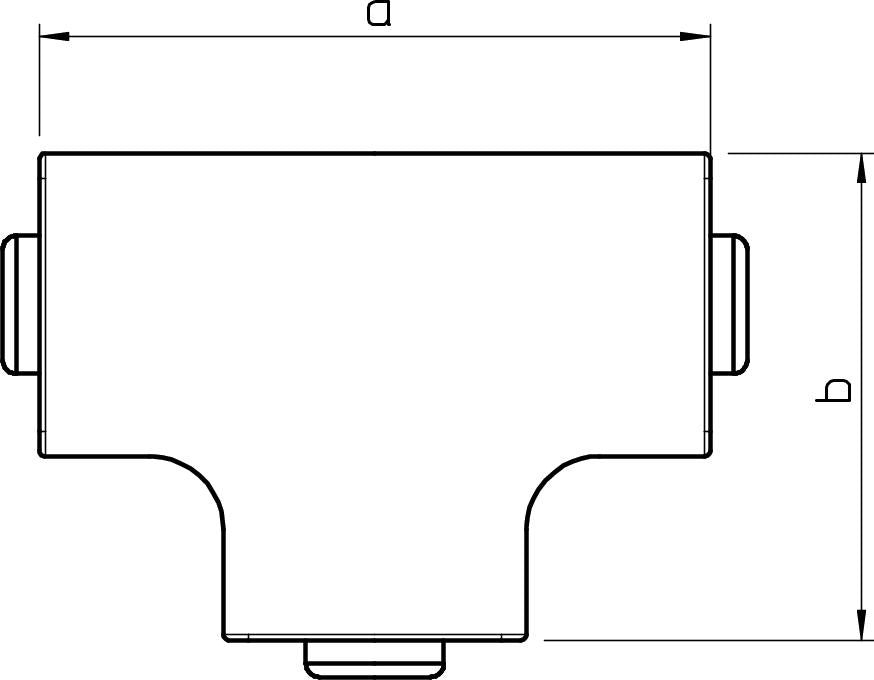 OBO T-piece Pipe Duct - 6192483 [4 Pieces]