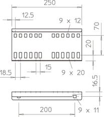 OBO LG Connector Cable Support System - 6216545
