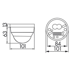 BEG Luxomat Motion Switch (Complete) - 92142