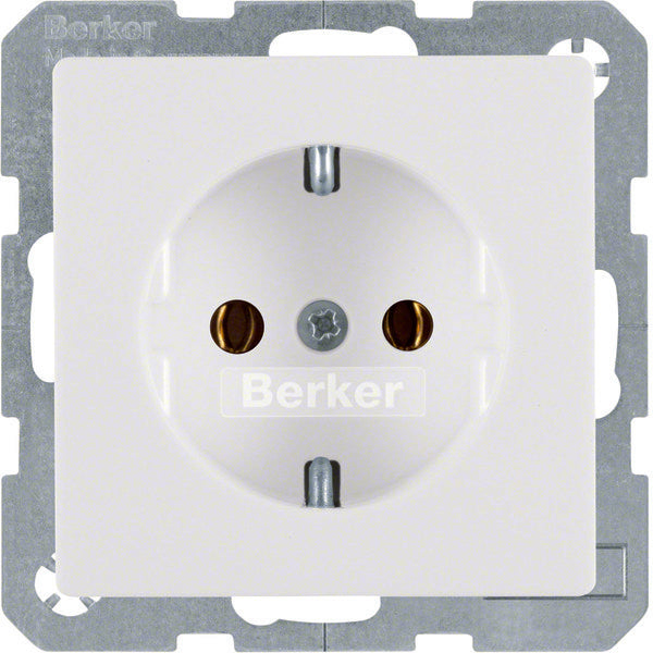 Hager Berker Q.1/Q.3 Wall Outlet (WCD Switchgear) - 41436089