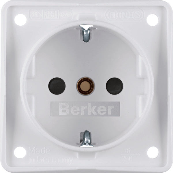 Hager Berker Integro Wall Outlet (WCD Switchgear) - 941952502