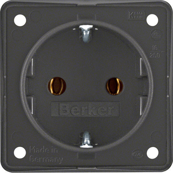 Hager Berker Integro Wall Outlet (WCD Switchgear) - 947782505