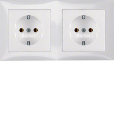 Hager Berker S.1/B.3/B.7 Wall Outlet (WCD Switchgear) - 47208989
