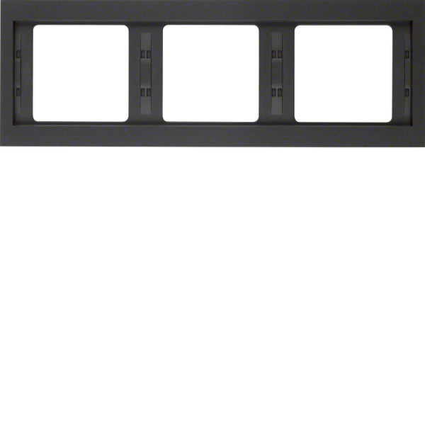 Hager Berker K.1 Cover Frame Switchgear - 13737006