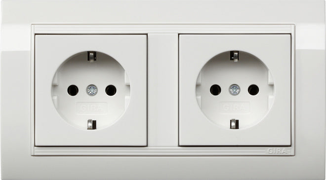 Gira Standard 55 Wall Socket Outlet (WCD Switchgear) - 0756023