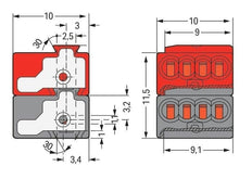 Wago Micro Bus System connecting Terminal - 243-211 [50 Pieces]