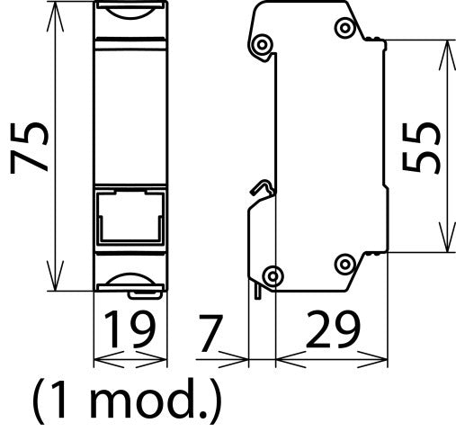 DEHN DEHNpatch Surge Protection For Data/M&R - 929121