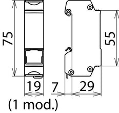 DEHN DEHNpatch Surge Protection For Data/M&R - 929121