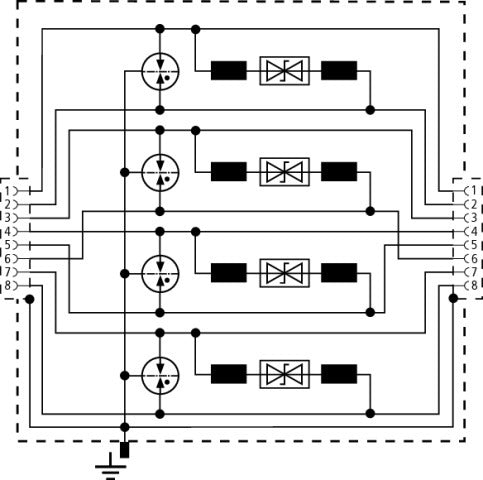 DEHN DEHNpatch Surge Protection For Data/M&R - 929121