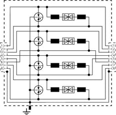 DEHN DEHNpatch Surge Protection For Data/M&R - 929121