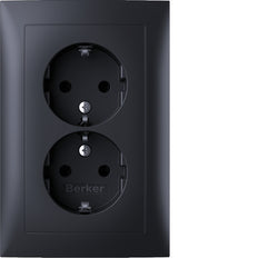 Hager Berker S.1 Wall Outlet (WCD Switchgear) - 47721606