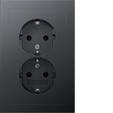 Hager Berker Q.3 Wall Outlet (WCD Switchgear) - 47726096