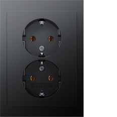 Hager Berker K.1 Wall Outlet (WCD Switchgear) - 47747006