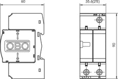 OBO V10 Mains Surge Protector - 5093418