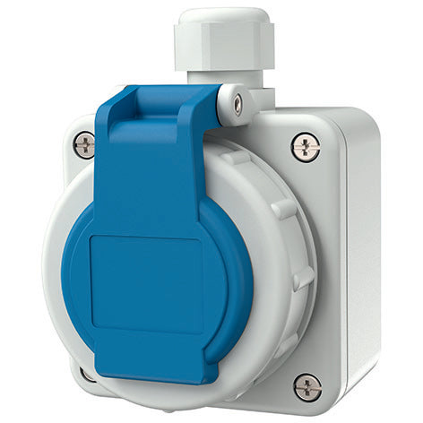 Mennekes Schuko Wall Outlet (WCD Switchgear) - 10863