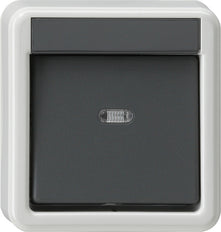 Gira Splashproof Surface-Mounted Installation Switch - 010235