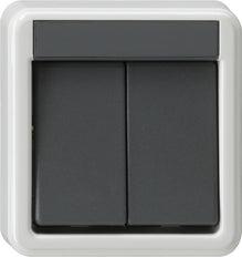 Gira Splashproof Surface-Mounted Installation Switch - 010535