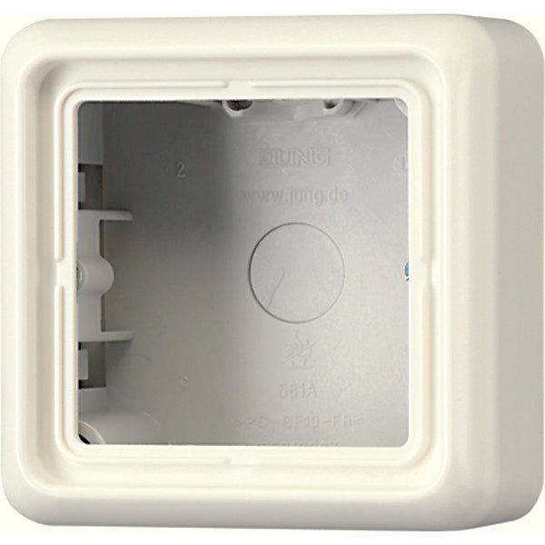 Jung CD500 Surface Mount Box recessed Switchgear - CD581AW