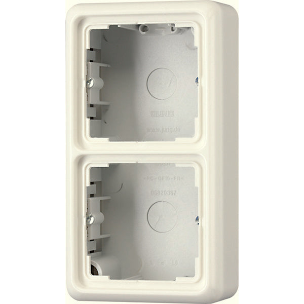 Jung CD500 Surface Mount Box recessed Switchgear - CD582AW