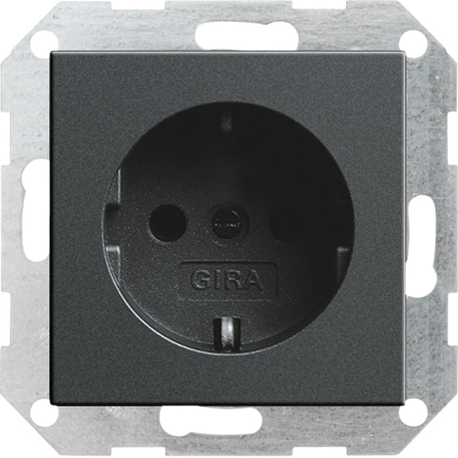 Gira System 55 Wall Socket Outlet (WCD Switchgear) - 018828
