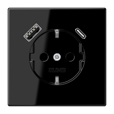 Jung Wall Outlet Box (WCD Switchgear) - LS1520-15CASW