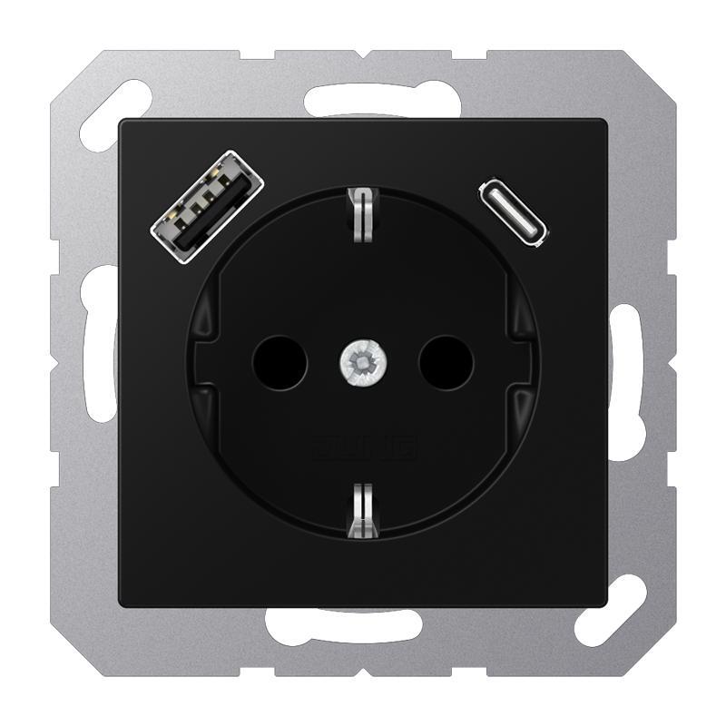 Jung A RANGE Wall Outlet (WCD Switchgear) - A1520-15CASWM
