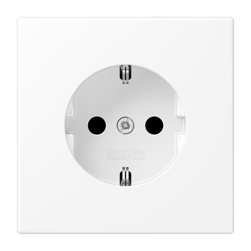 Jung LS RANGE Wall Outlet (WCD Switchgear) - LS1520NWWM