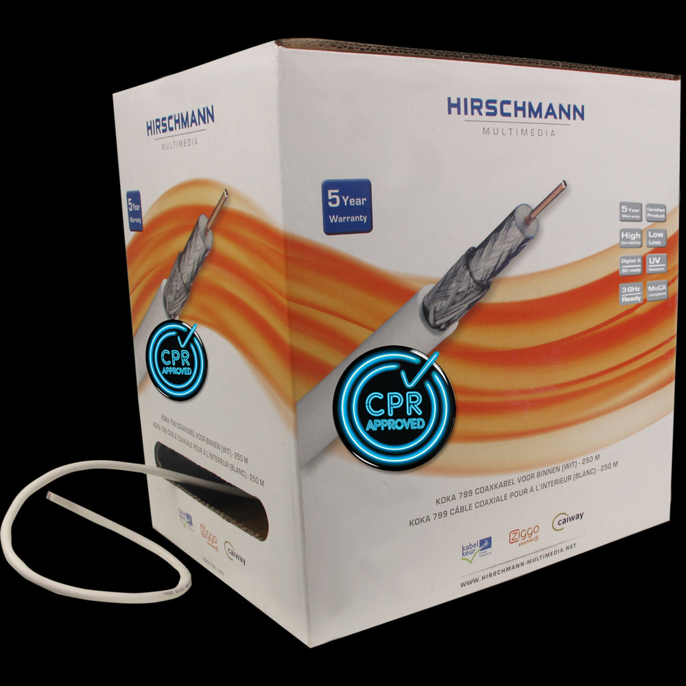 Hirschmann Multimedia KOKA Coaxial Cable - 298799250 [250 Meters]