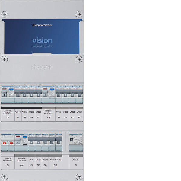 Hager VISION Installation Cabinet - VKG434E-FT
