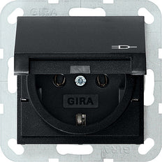 Gira System 55 Wall Socket Outlet (WCD Switchgear) - 0454005