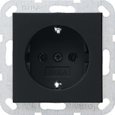 Gira System 55 Wall Socket Outlet (WCD Switchgear) - 0466005
